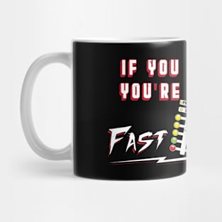 Drag Racing Gift For Fast Car Racing Fans Mug